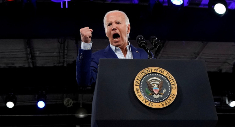 Joe Biden, presidente de Estados Unidos. Foto: Reuters