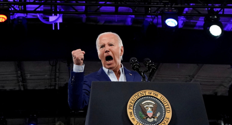 Joe Biden, presidente de Estados Unidos. Foto: Reuters