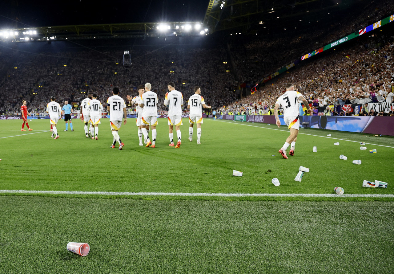 Alemania vs Dinamarca, Eurocopa. Foto: Reuters