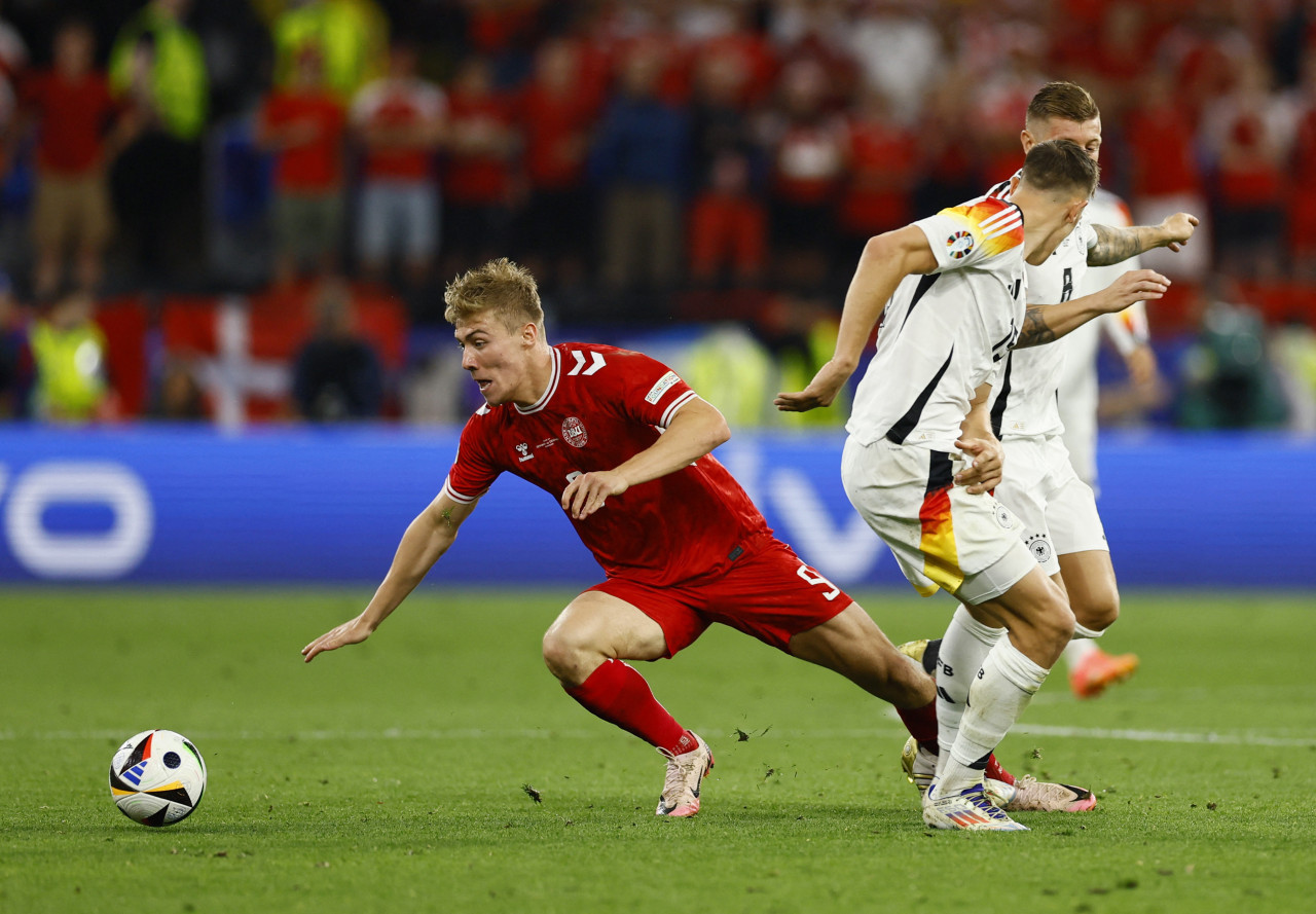Alemania vs Dinamarca, Eurocopa. Foto: Reuters