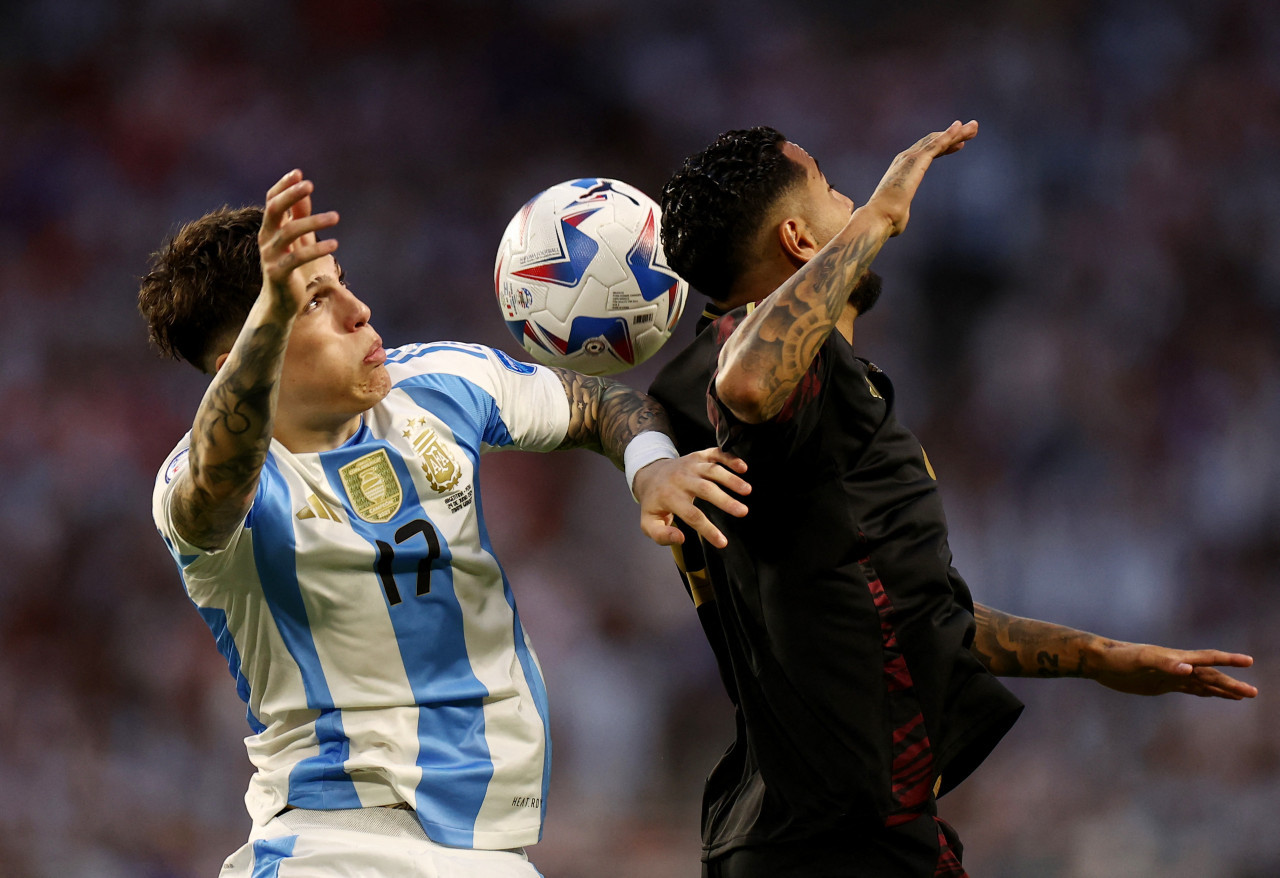 Argentina vs Perú. Foto: Reuters