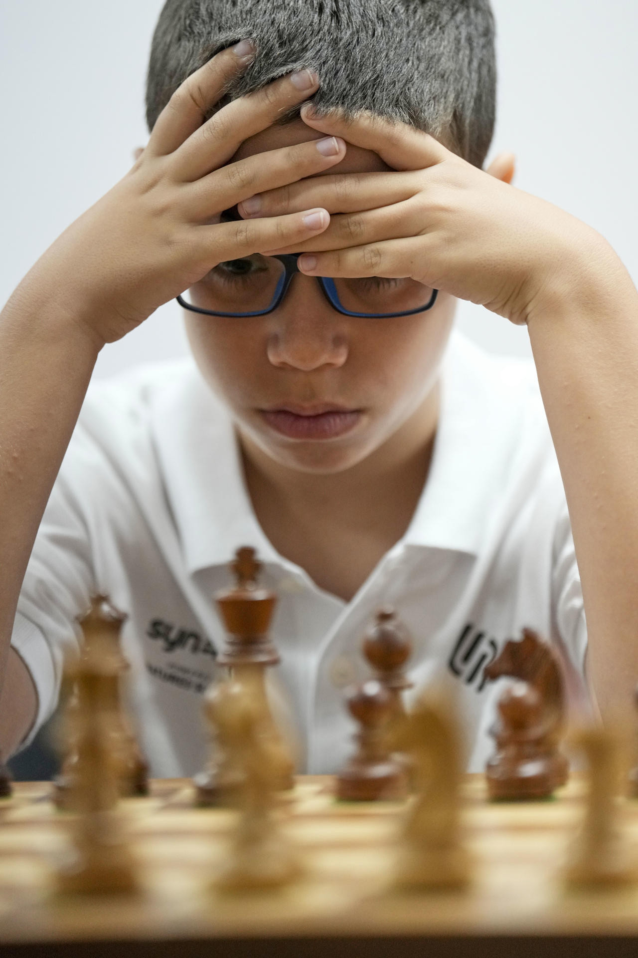 Faustino Oro, ajedrez. Foto: EFE.