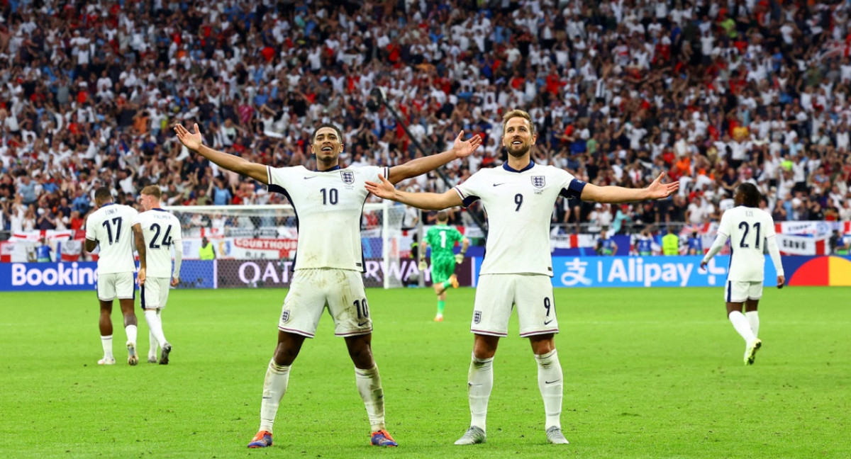 Inglaterra vs. Eslovaquia; Eurocopa. Foto: Reuters.