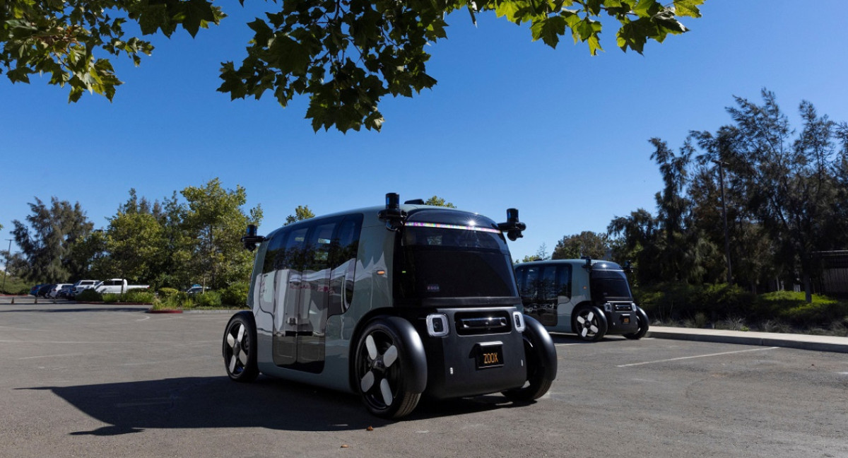 Zoox, el robotaxi del futuro diseñado por Amazon. Foto: Reuters.