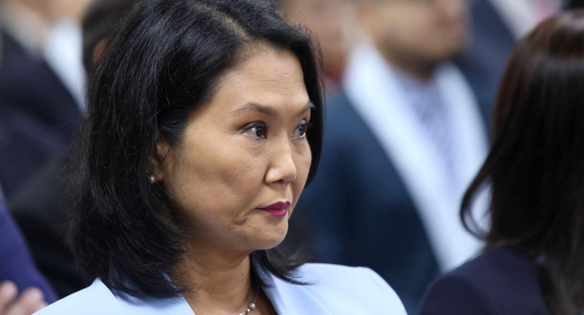 La excandidata presidencial de Perú Keiko Fujimori llegando a la Corte Superior de Justicia en Lima. Foto: EFE/ Paolo Aguilar