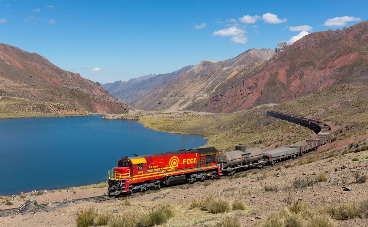 Ferrocarril Central del Perú. Foto: NA
