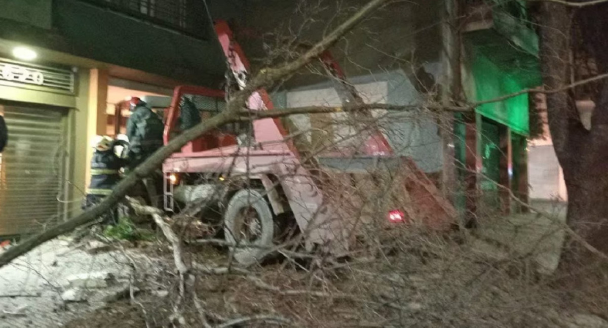 Accidente múltiple en Flores. Foto: Policía de la Ciudad.