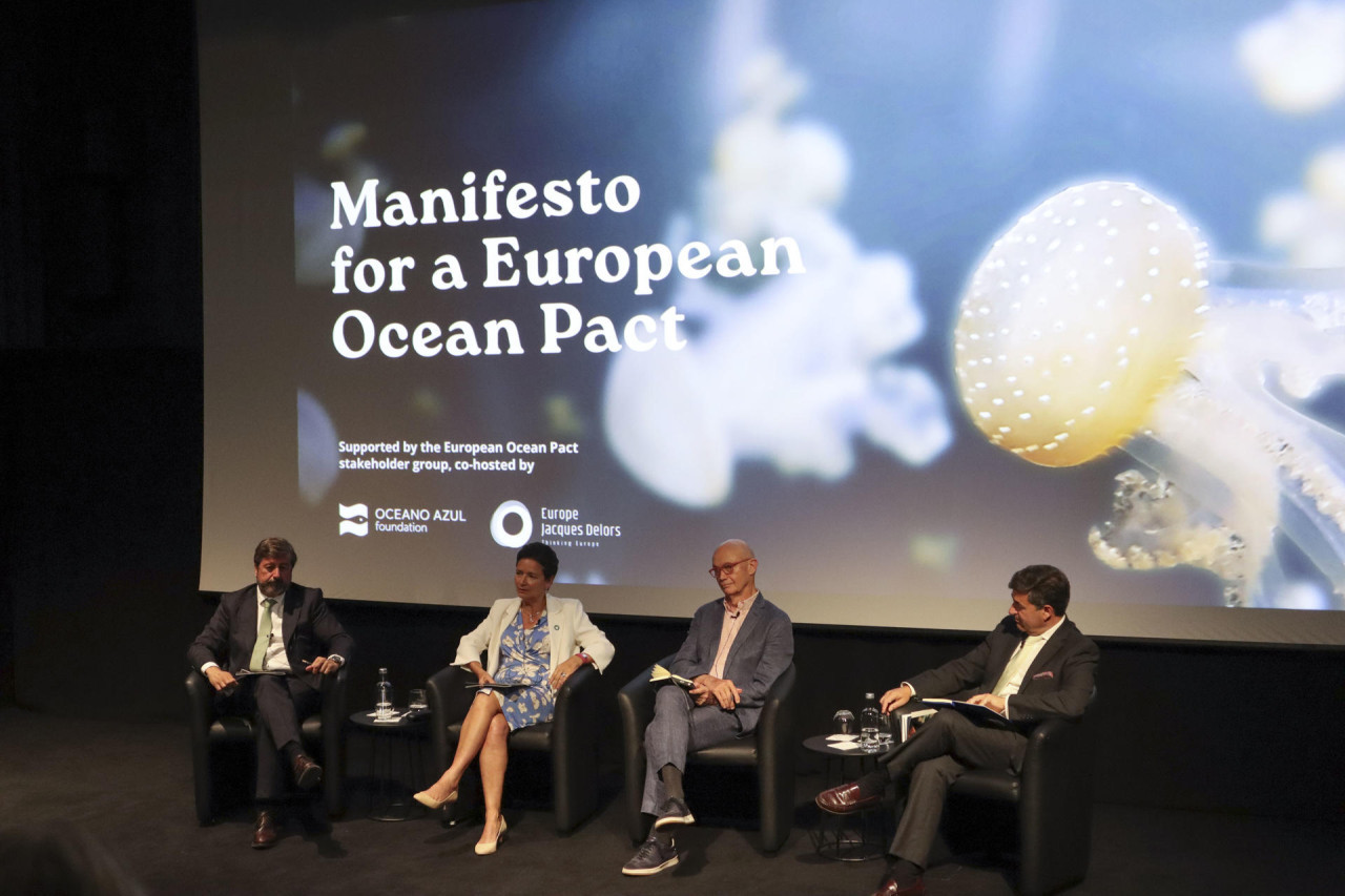 Expertos europeos defienden en Lisboa un pacto para preservar los océanos. Foto: EFE.
