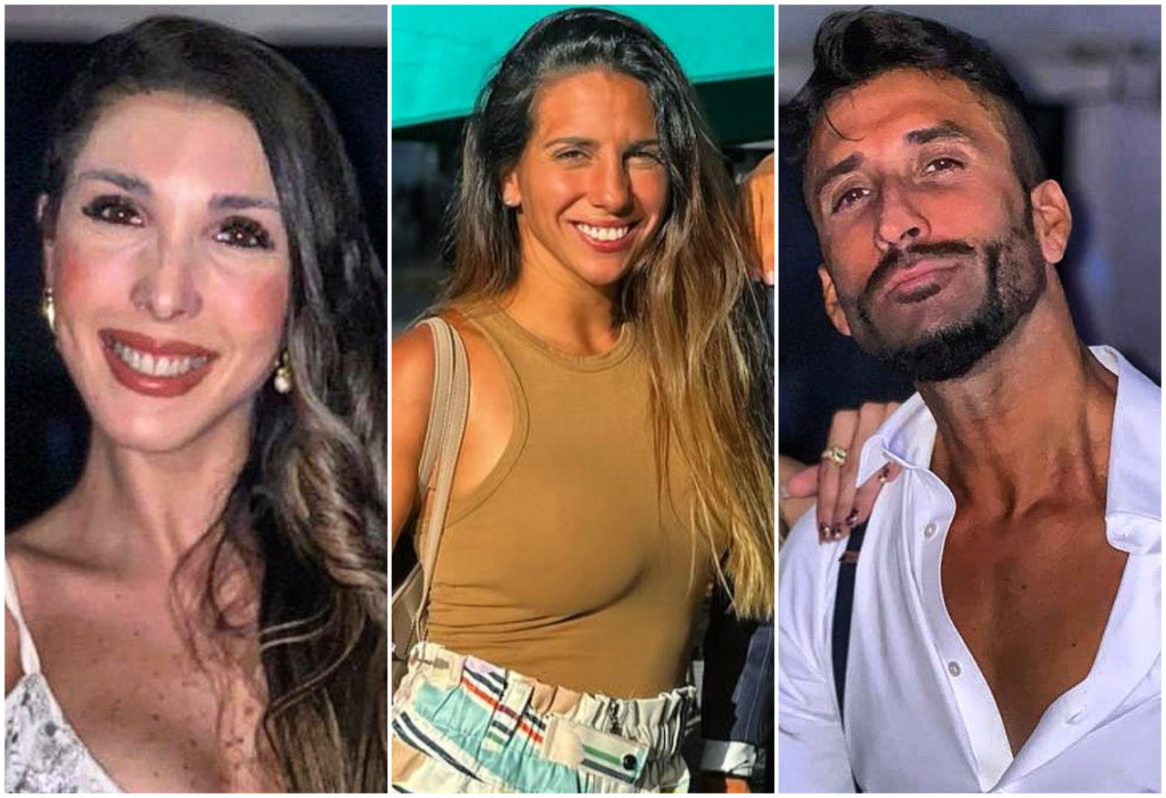 Daniela Vera Fontana, Cinthia Fernández y Roberto Castillo. Fotos: Instagram.