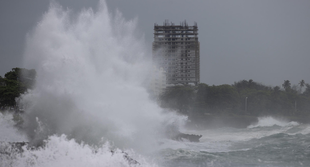 Huracán Beryl. Foto: EFE