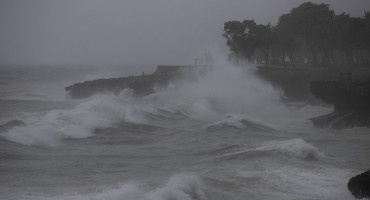 Huracán Beryl. Foto: EFE