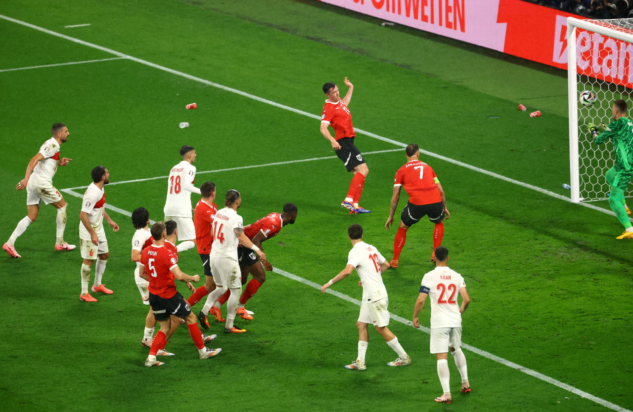 Austria vs Turquía, Eurocopa. Foto: Reuters
