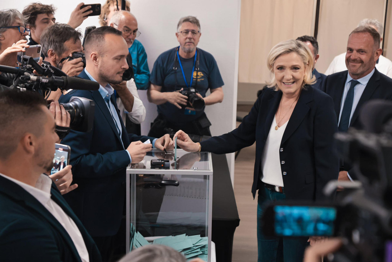 Le Pen, Francia. Foto: EFE