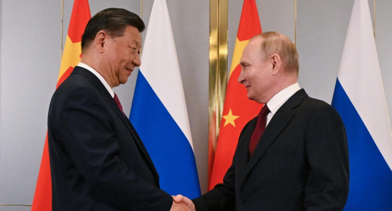 Xi Jinping y Vladimir Putin. Foto: EFE.