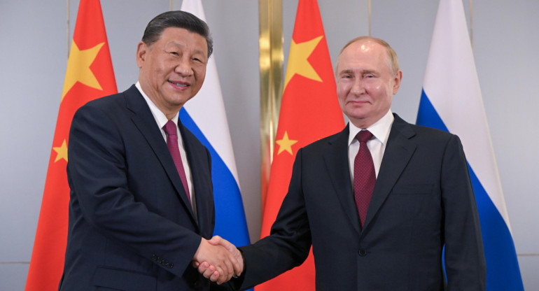 Xi Jinping y Vladimir Putin. Foto: EFE.