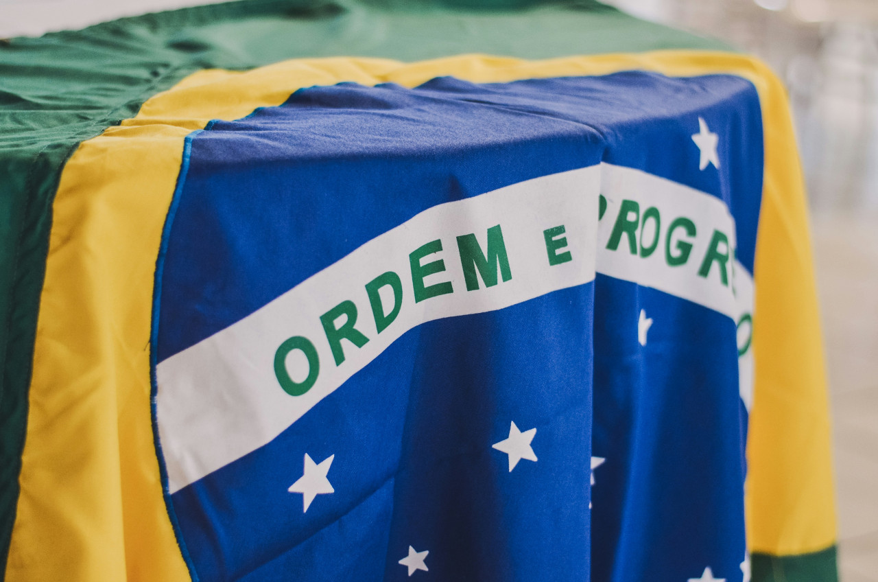 Bandera de Brasil. Foto Unsplash.