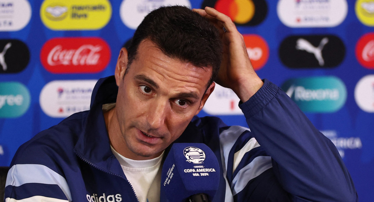 Lionel Scaloni, entrenador de la Selección Argentina. Foto: Reuters.