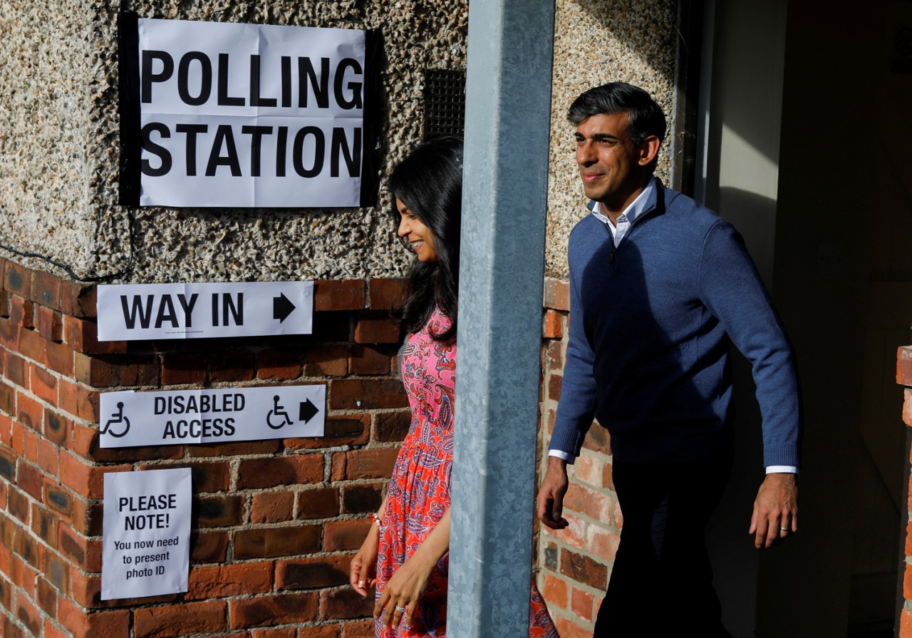 Rishi Sunak; elecciones en Reino Unido. Foto: Reuters