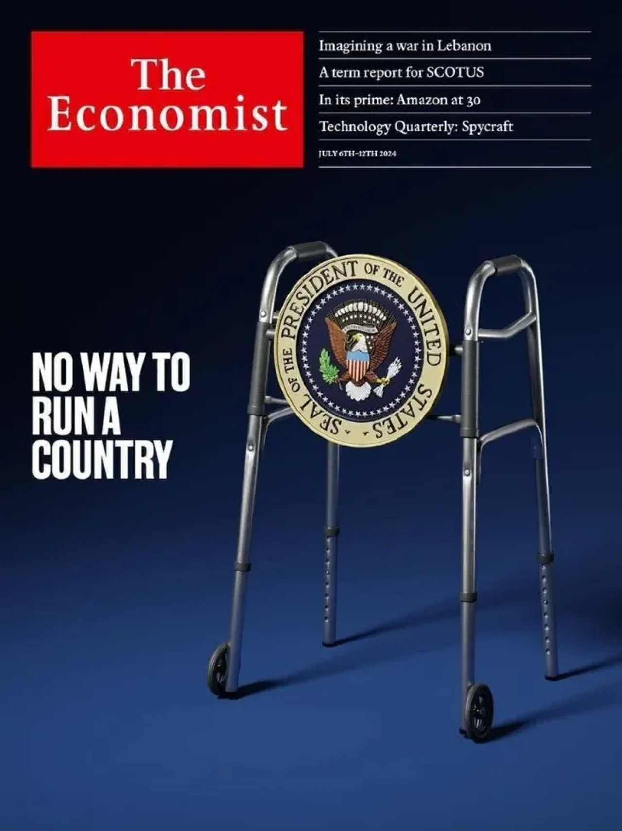 Tapa de The Economist contra Biden