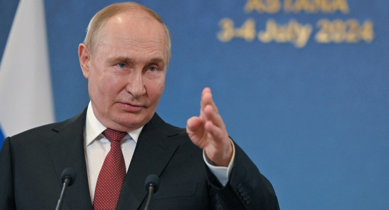 Vladímir Putin, presidente de Rusia. Foto: Reuters.