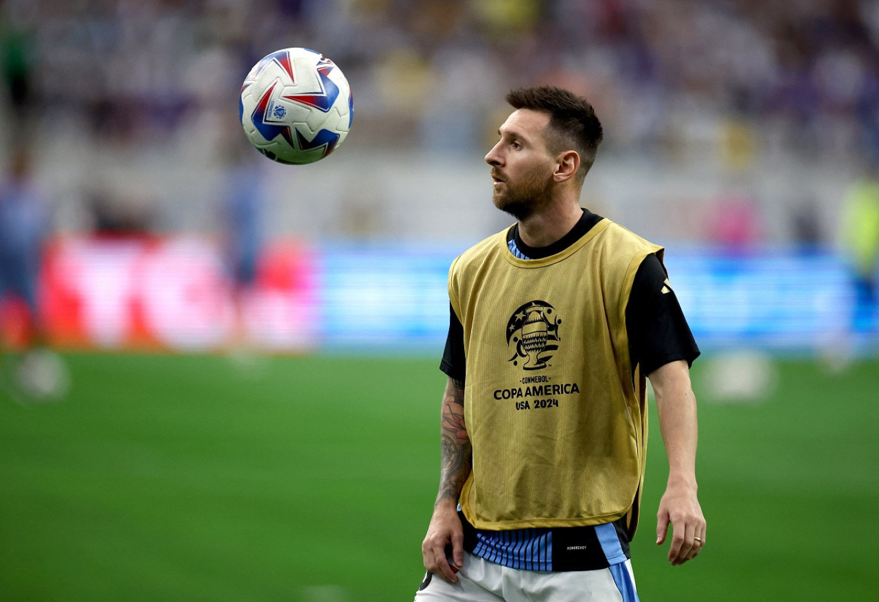 Lionel Messi; Argentina vs. Ecuador; Copa América 2024. Foto: Reuters.