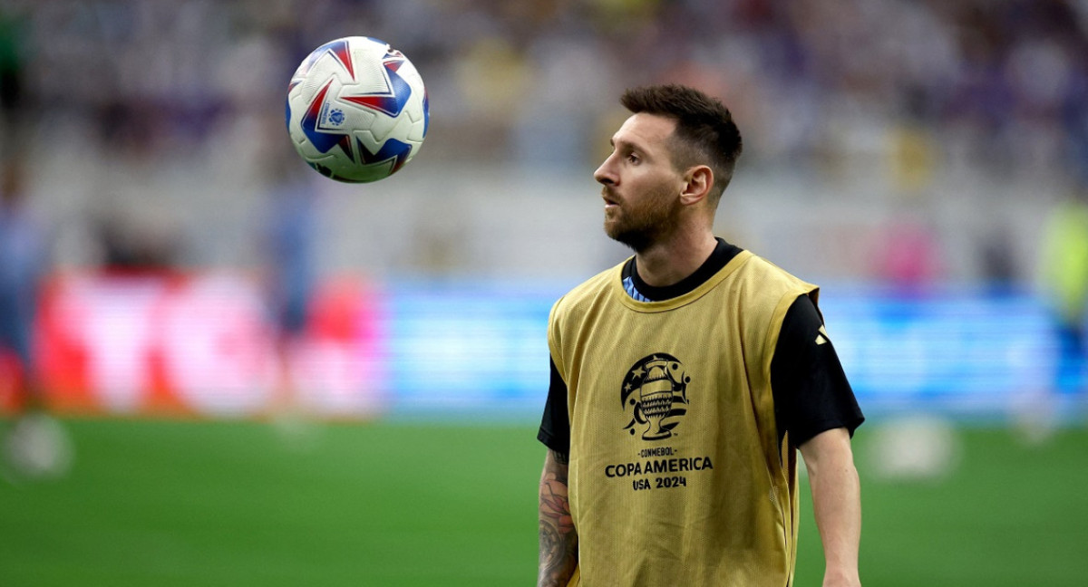 Lionel Messi; Argentina vs. Ecuador; Copa América 2024. Foto: Reuters.