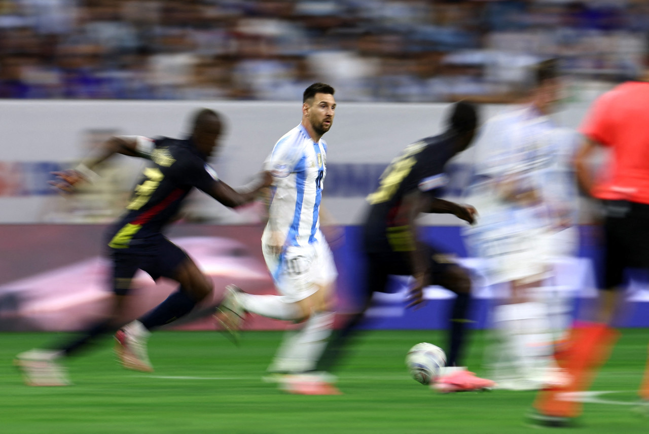 Lionel Messi, Copa América 2024, Selección Argentina. Foto: Reuters.