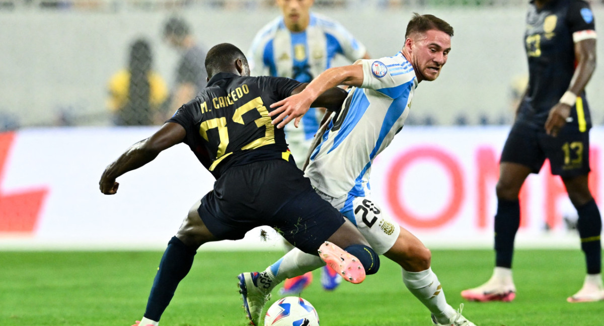 Alexis Mac Allister, Selección Argentina, Copa América 2024. Foto: Reuters.