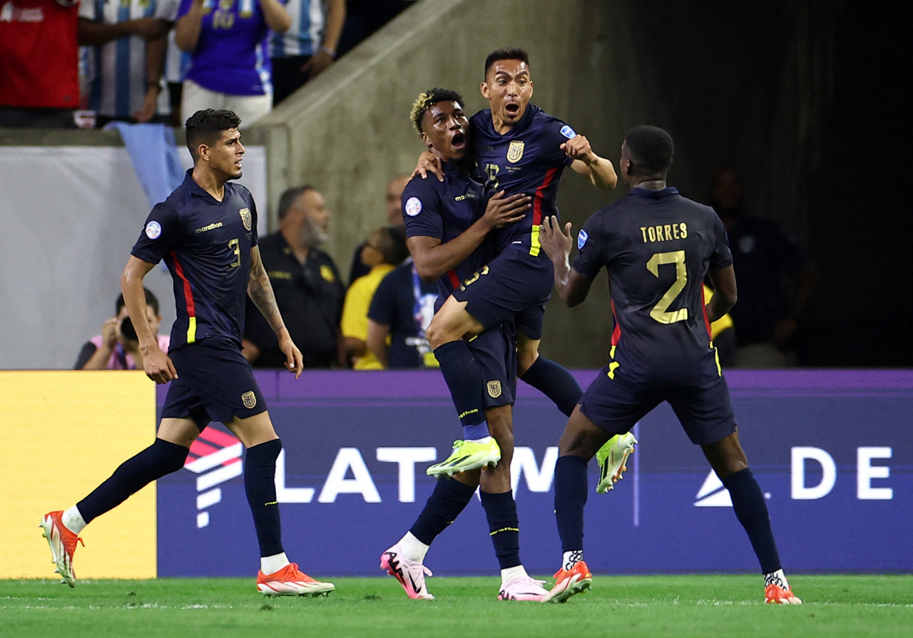 Ecuador, Argentina, Copa América 2024. Foto: Reuters.