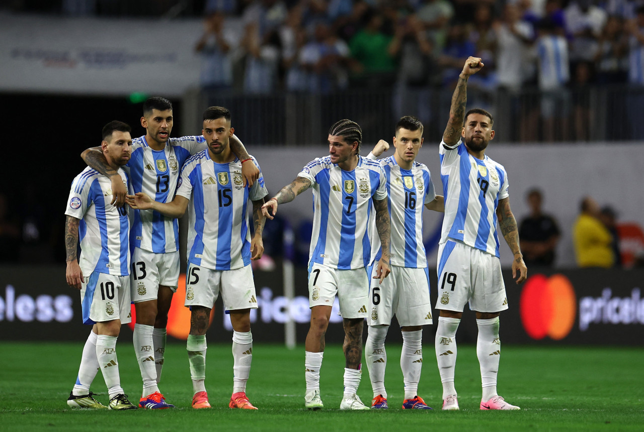 La Selección Argentina derrotó a Ecuador por penales. Foto: Reuters.
