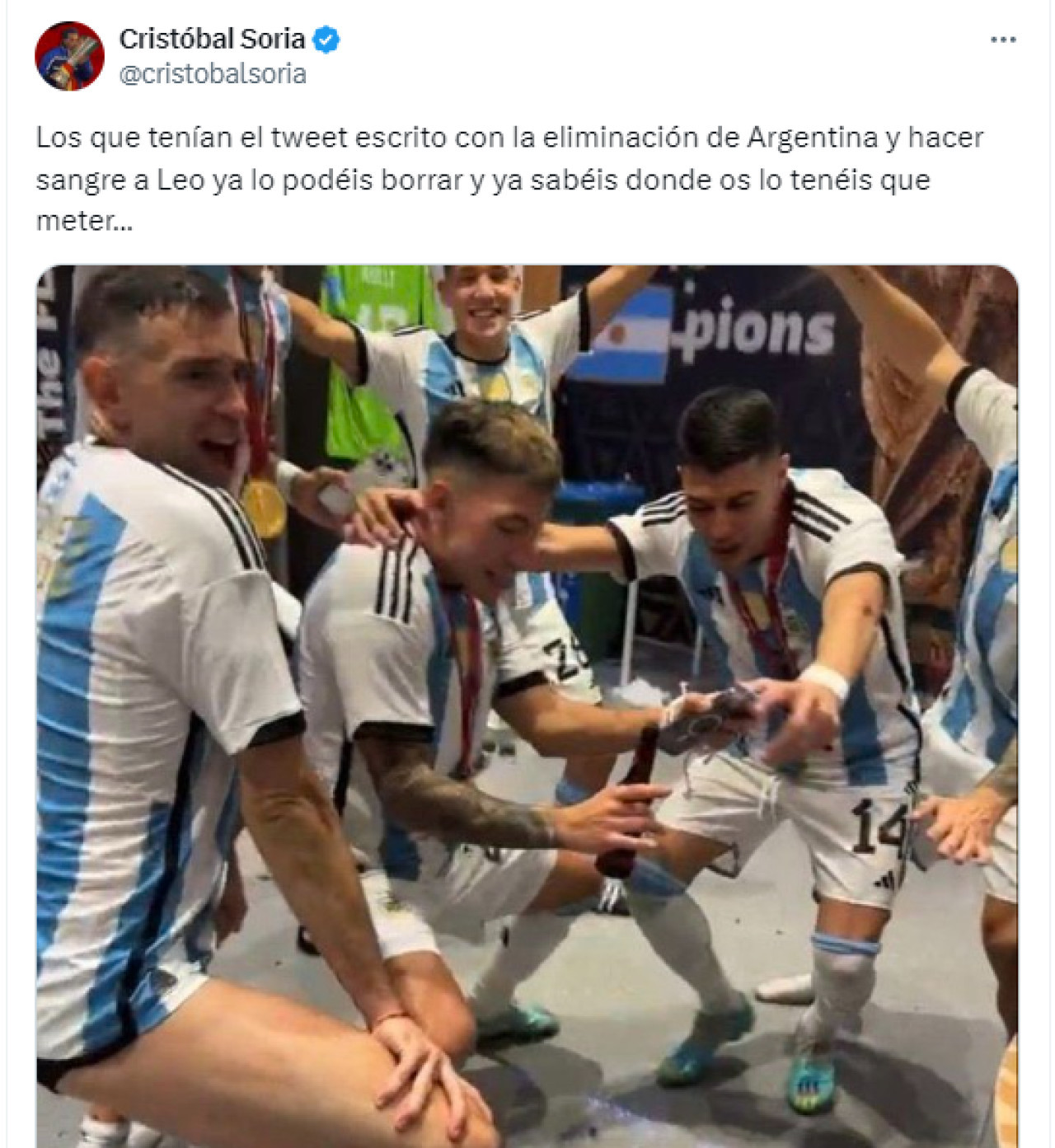 Los mejores memes de la victoria argentina ante Ecuador. Foto: X.