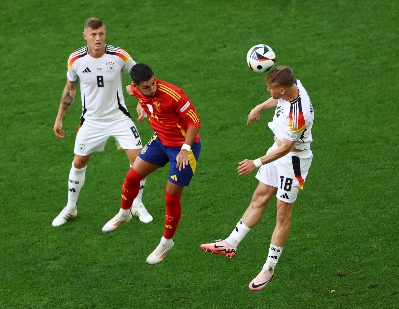 Alemania vs España, Eurocopa. Foto: Reuters