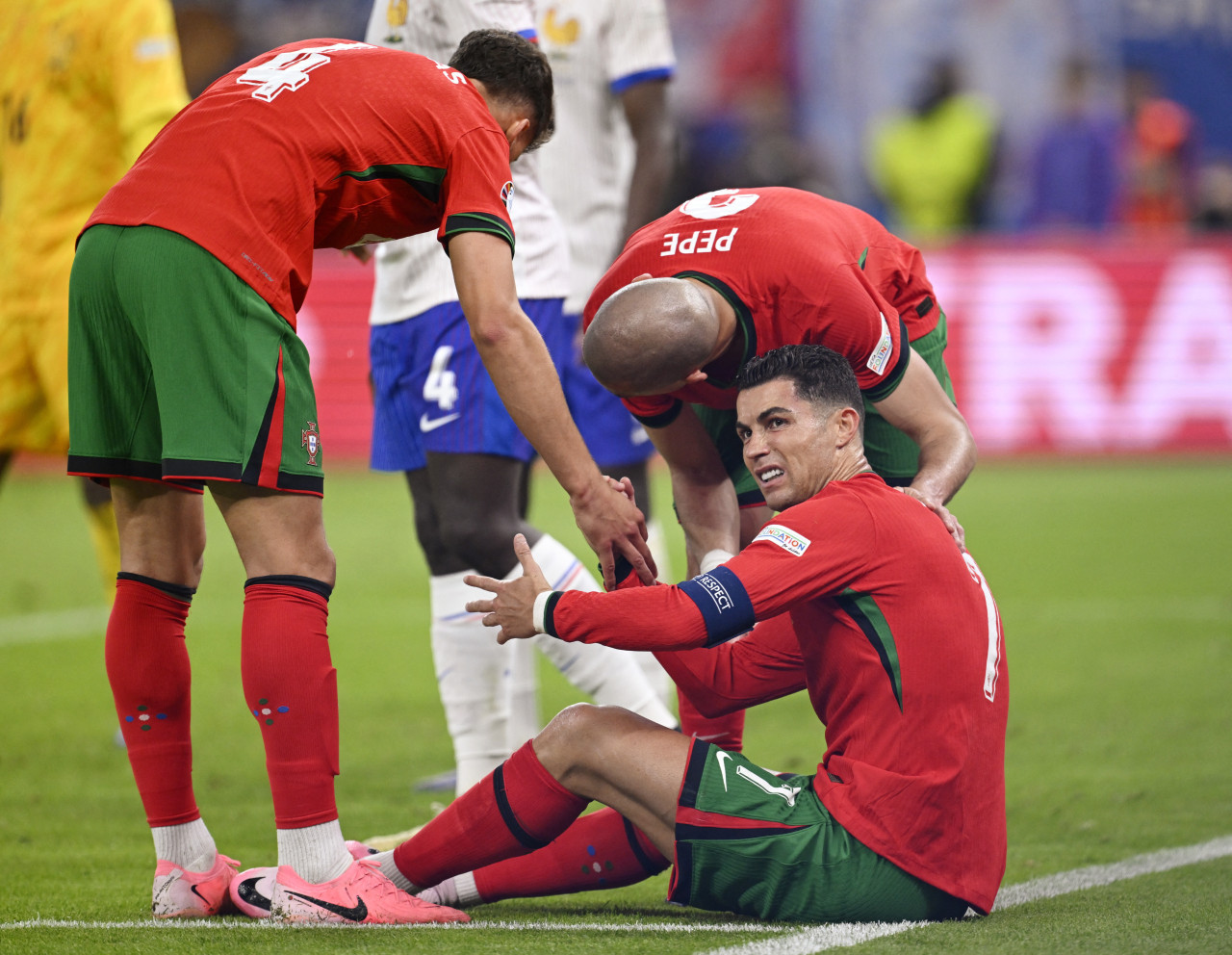 Francia vs Portugal, Eurocopa. Foto: Reuters