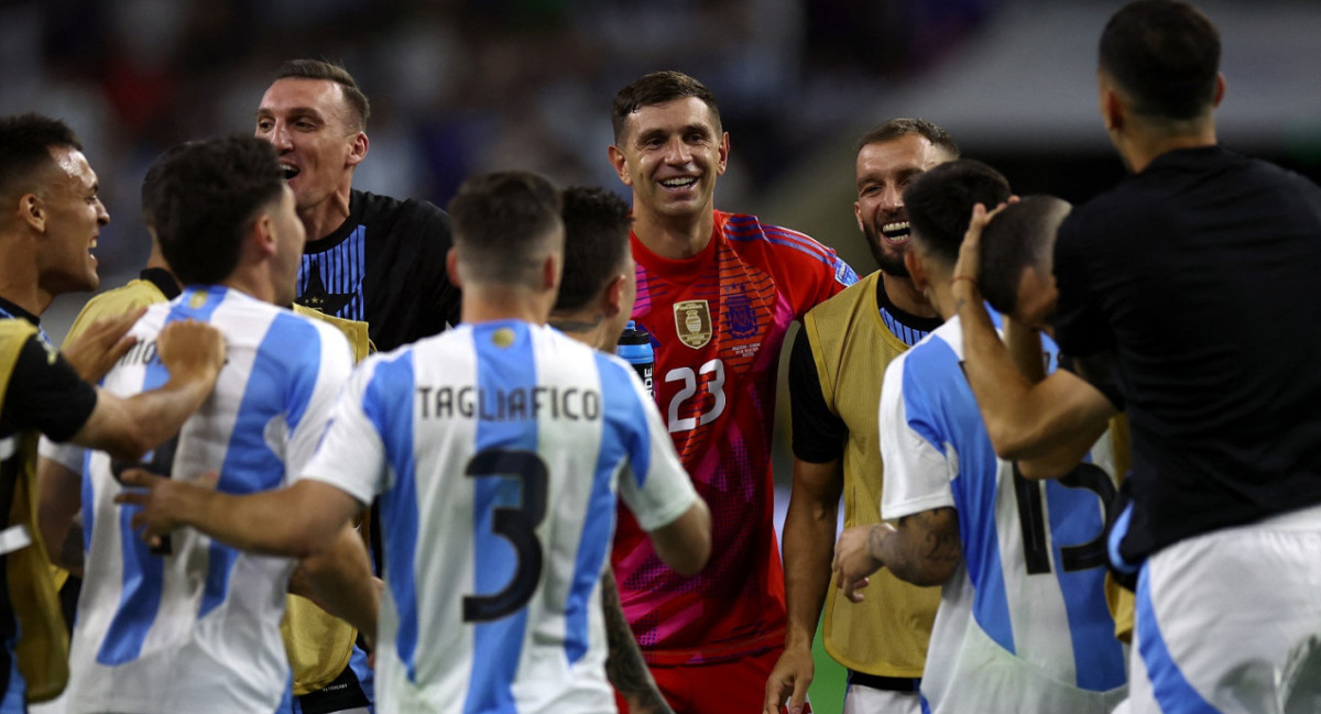 Emiliano Dibu Martínez, Selección Argentina; Copa América 2024. Foto: Reuters