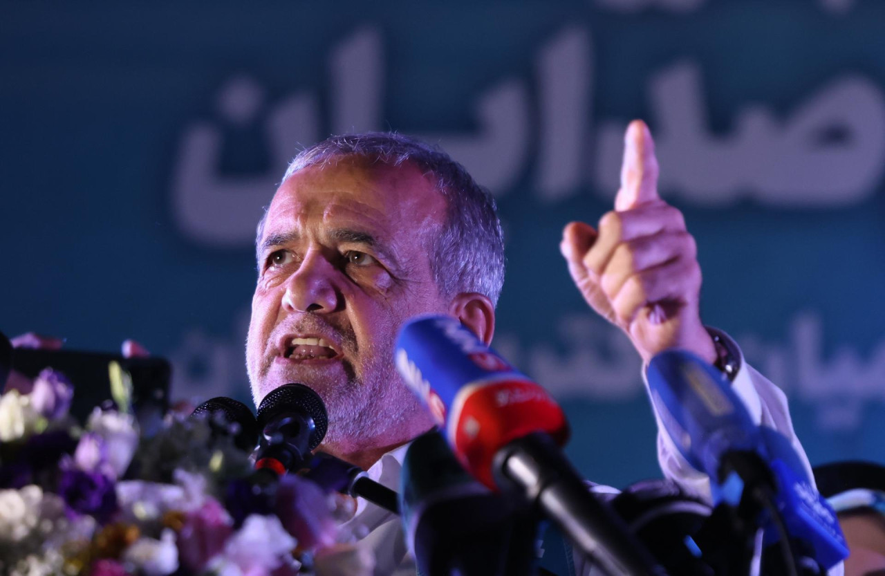 Masud Pezeshkian, nuevo presidente de Irán. Foto: EFE.