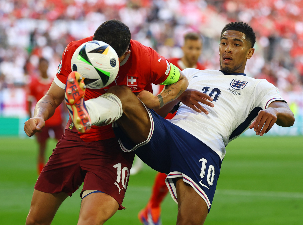 Inglaterra vs Suiza, Eurocopa. Foto: Reuters