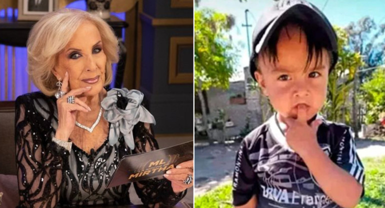 Mirtha Legrand se mostró angustiada por la desaparición de Loan. Fotos: Instagram/mirthalegrand - NA.