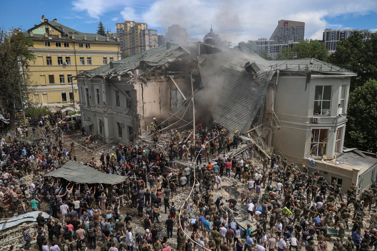 Ataque de Rusia a Ucrania. Foto: Reuters.