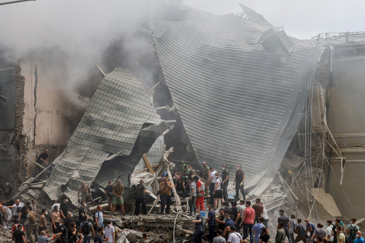 Ataque de Rusia a Ucrania. Foto: Reuters.