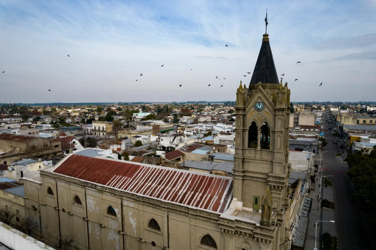 Iglesia Santiago Apóstol. Foto NA.