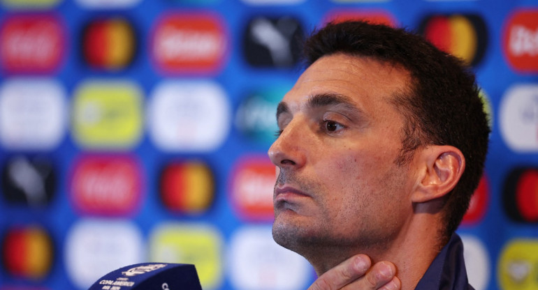 Lionel Scaloni, técnico de la Selección Argentina. Foto: Reuters.