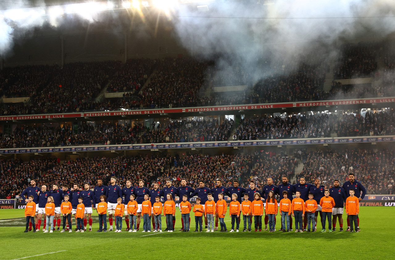 Selección de Francia de rugby. Foto: Reuters.