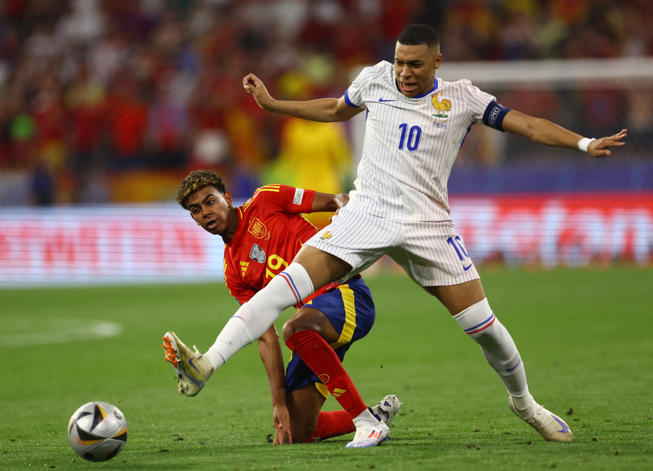 España vs Francia, Eurocopa. Foto: Reuters