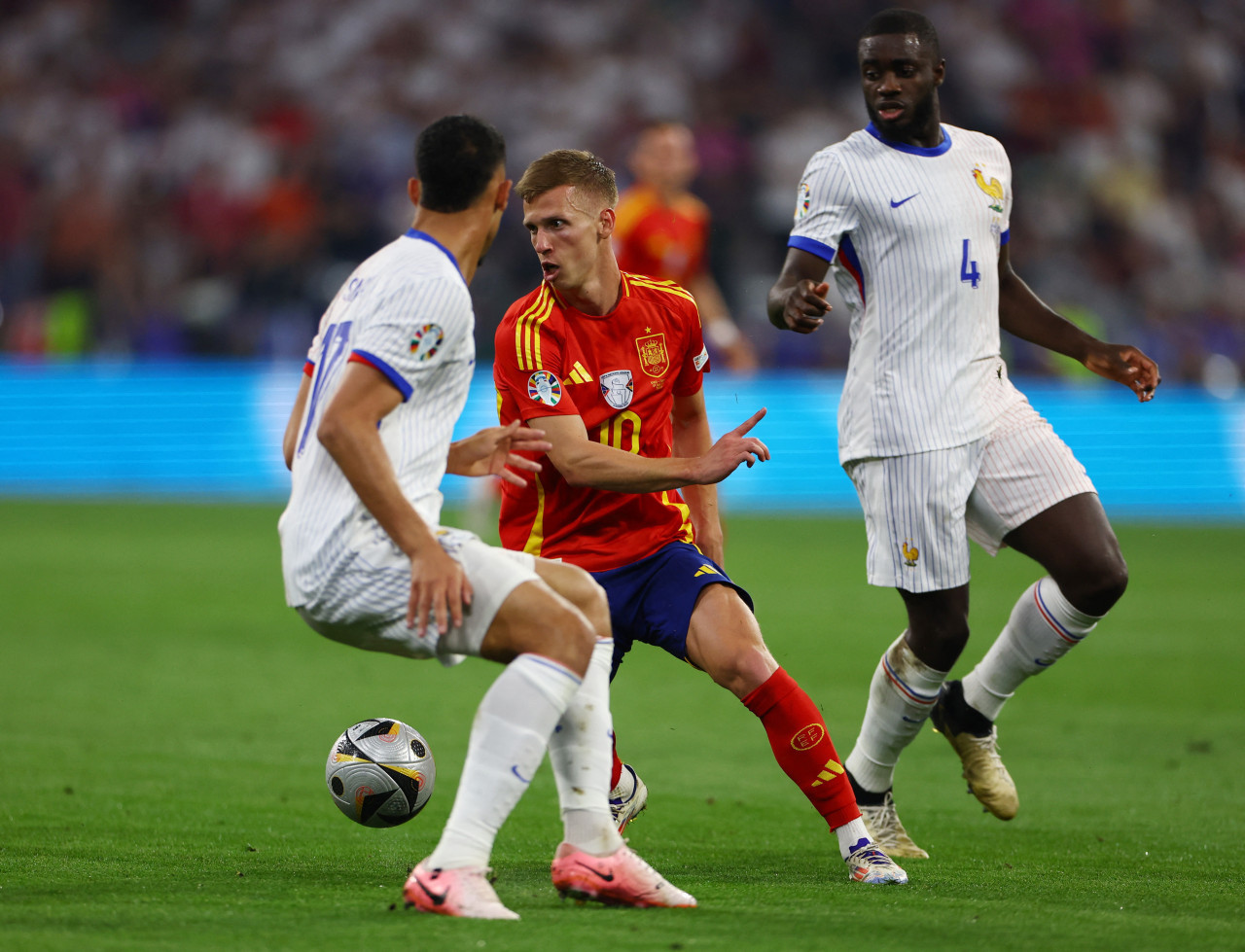 España vs Francia, Eurocopa. Foto: Reuters