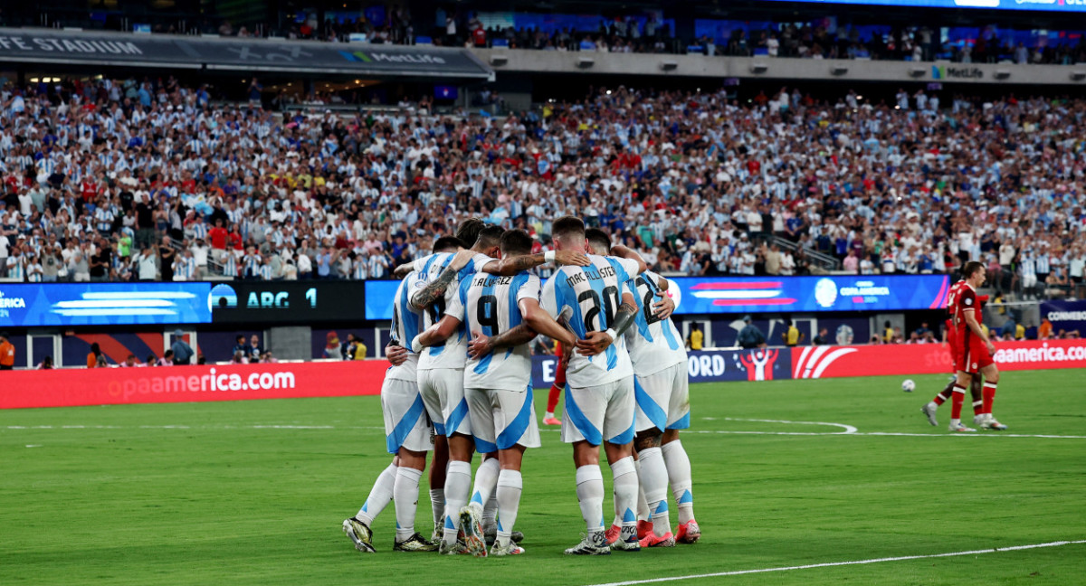 Las mejores imágenes de Argentina-Canadá. Foto: Reuters.