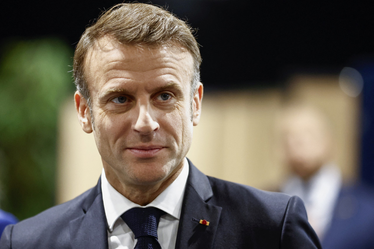 Emmanuel Macron, presidente de Francia. Foto: Reuters.