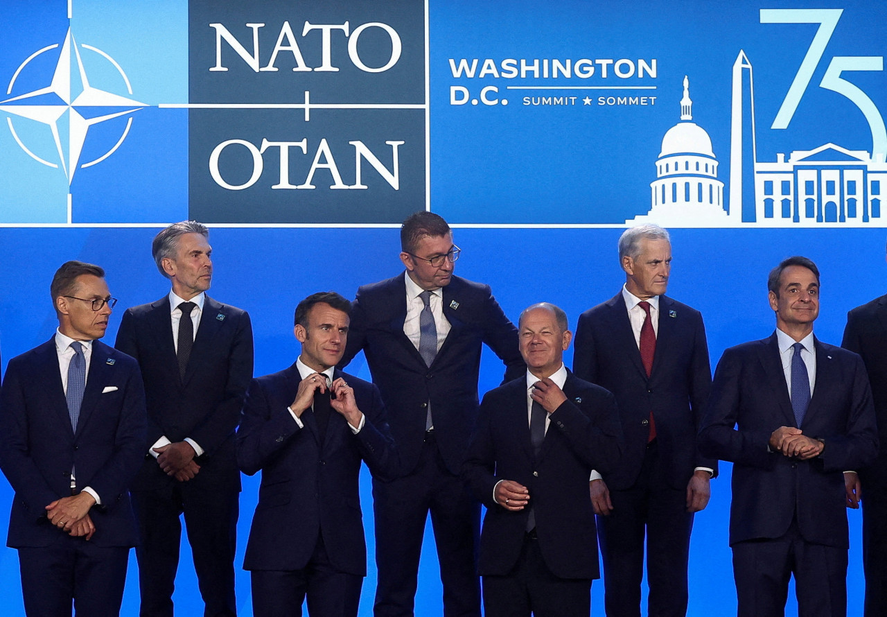 Líderes mundiales respaldaron a Ucrania en la Cumbre de la OTAN. Foto: Reuters.