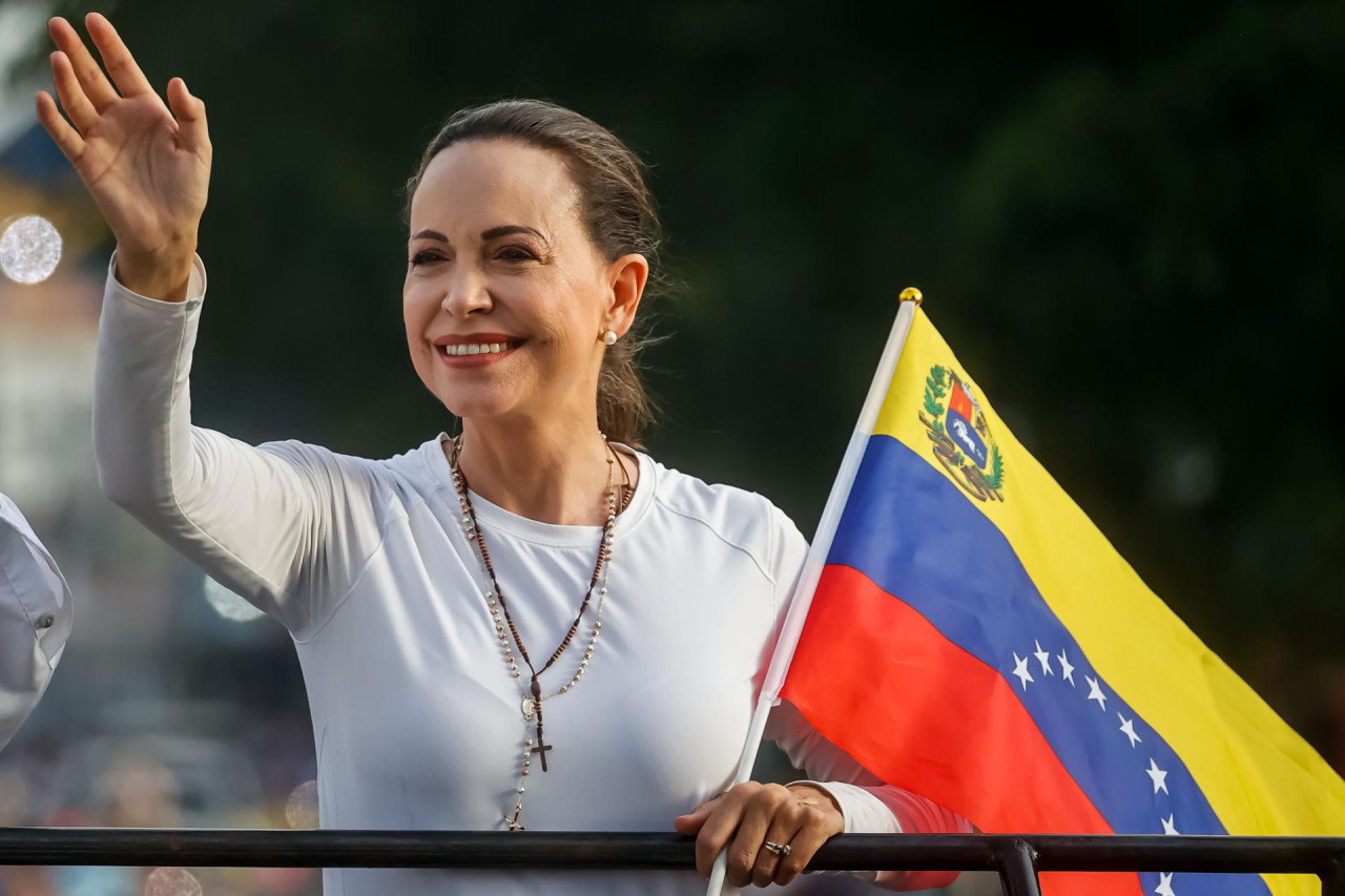 María Corina Machado. Foto: EFE.