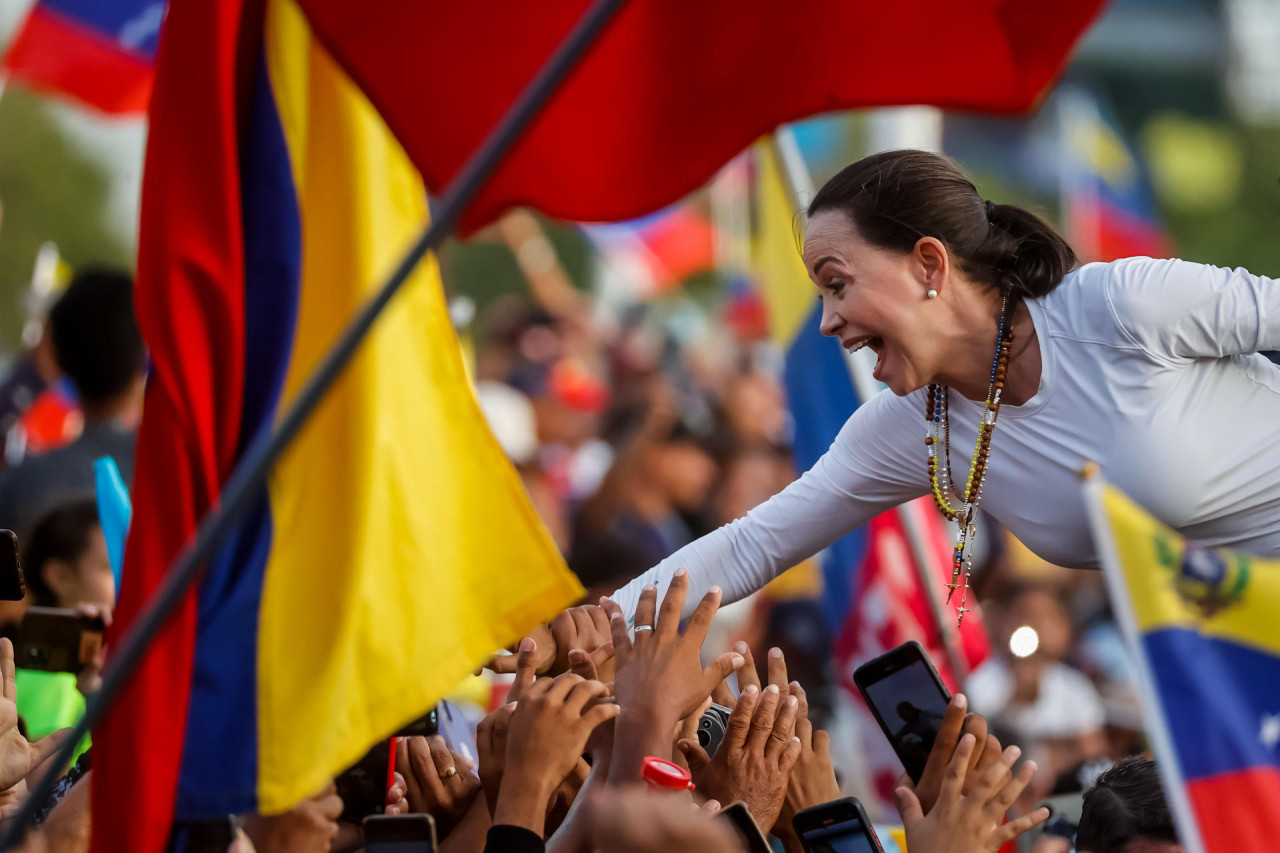 María Corina Machado. Foto: EFE.