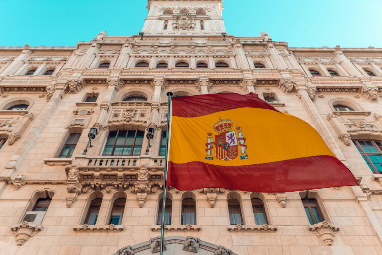 Bandera de España. Foto: Unsplash.